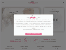 Tablet Screenshot of myevian.com